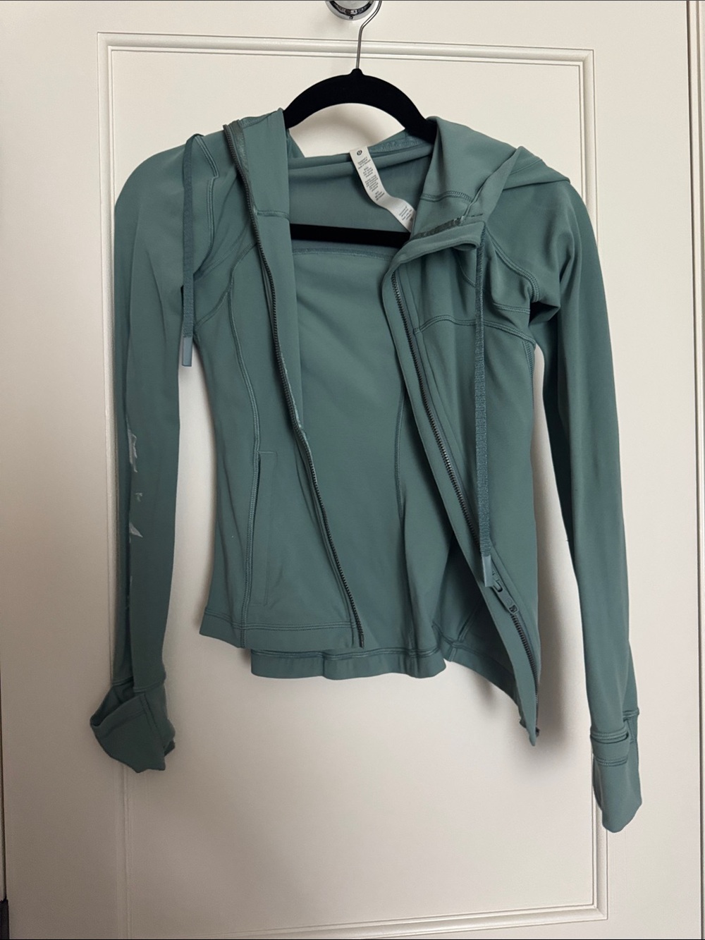 Lululemon define jacket tidewater Teal Zip-Up Hoodie Jacket 0